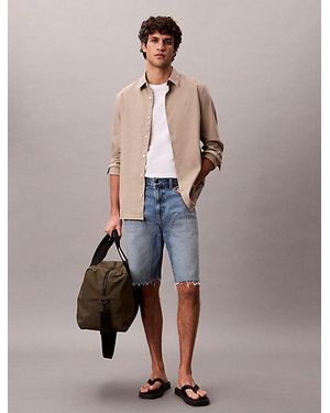 Calvin Klein 90S Denim Utility Korte Broek - Blauw