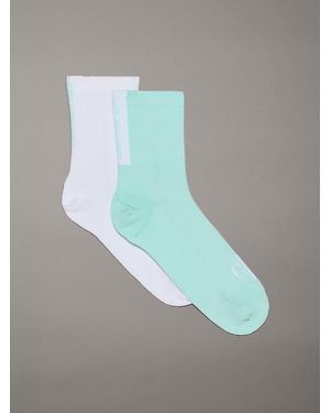 Calvin Klein Calzini Alla Caviglia - Verde