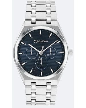 Calvin Klein Multifunctioneel Roestvrijstalen Horloge - Meerkleurig