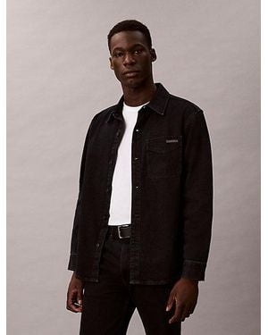 Calvin Klein Jeans 90S Denim Overshirt - Black