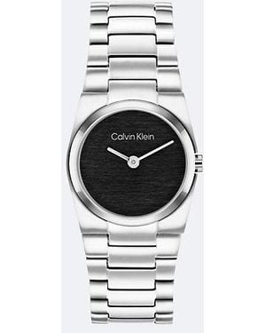 Calvin Klein Edelstahl-Armbanduhr - Weiß