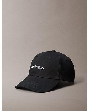 Calvin Klein Twill Logo Cap - Black