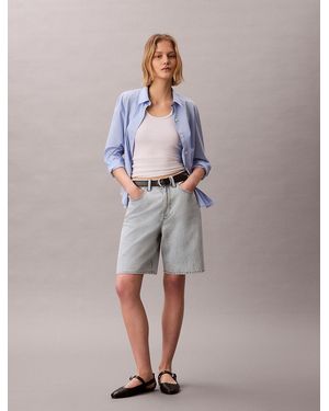 Calvin Klein Denim Bermuda Shorts - Multicolour