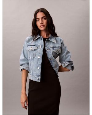 Calvin Klein Calvin Klein Classic Trucker Jacket - Gray