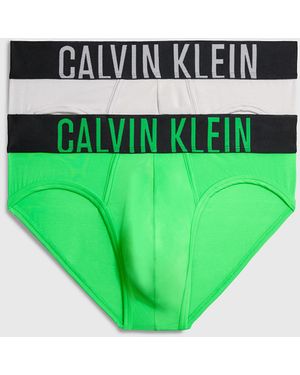 Calvin Klein 2 Pack Briefs - Intense Power - Green