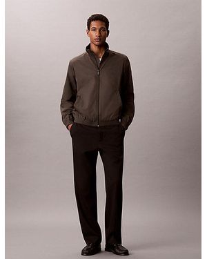 Calvin Klein Mat Windbreakerjack - Bruin