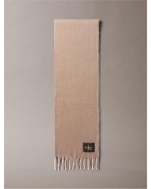Calvin Klein Brushed Ombre Monologo Scarf - Multicolor