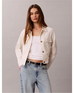 Calvin Klein Calvin Klein Short Utility Jacket - Multicolor