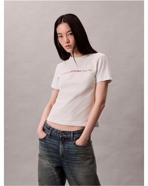 Calvin Klein Calvin Klein New York City Logo Graphic Slim T-Shirt - Multicolor