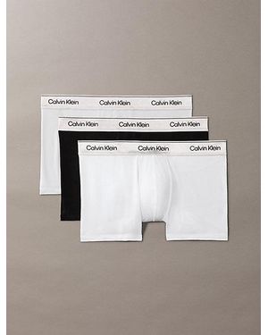 Calvin Klein 3 Pack Trunks - Metallic