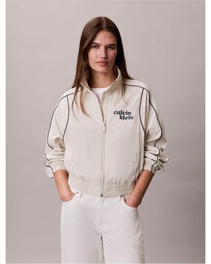 Calvin Klein Calvin Klein 1989 Logo Graphic Lightweight Jacket - Multicolor