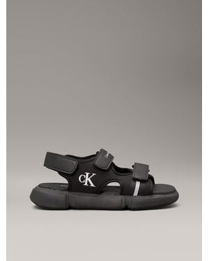 Calvin Klein Kids Velcro Sandals - Grey