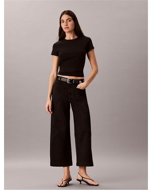 Calvin Klein Calvin Klein Stretch Twill Marcy Pants - Black