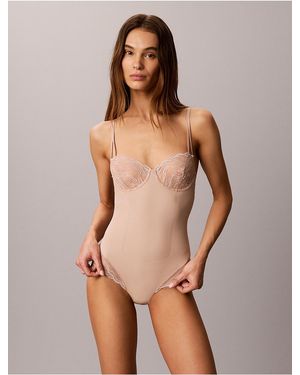 Calvin Klein Shapewear Bodysuit - Brown
