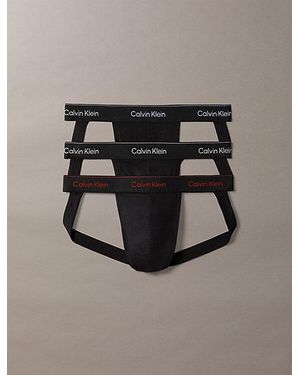 Calvin Klein 3-Pack Jockstraps - Metallic