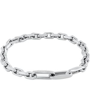 Calvin Klein Braccialetto A Maglie Scolpite - Metallizzato