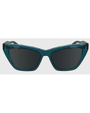 Calvin Klein Butterfly Sunglasses - Blue