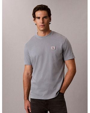 Calvin Klein Jeans Monogram Back Logo T-Shirt - Grey