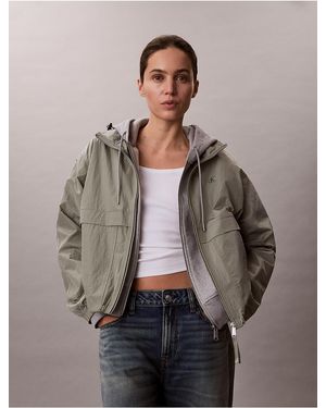 Calvin Klein Calvin Klein Classic Windbreaker Jacket - Multicolor