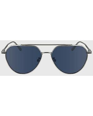 Calvin Klein Aviator Sunglasses - Blue