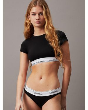Calvin Klein Belly Tops for Women Lyst UK