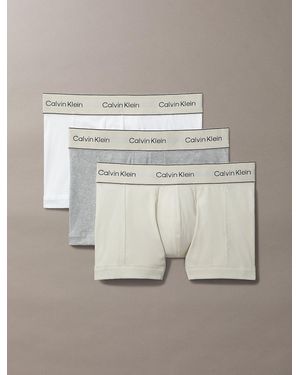 Calvin Klein 3 Pack Trunks - Multicolour