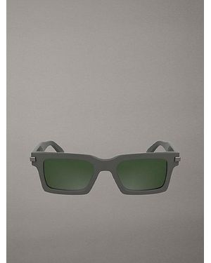 Calvin Klein Gafas de sol rectangulares CK25503S - Gris