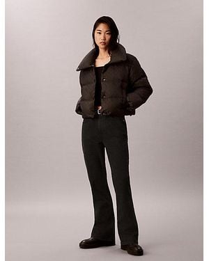 Calvin Klein Jeans All Over Logo Down Puffer Jacket - Multicolour
