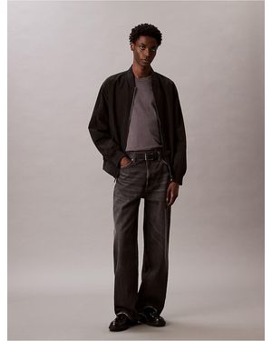 Calvin Klein Calvin Klein Reversible Ripstop Bomber Jacket - Black
