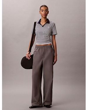 Calvin Klein Jeans Tech Relaxed Trousers - Brown