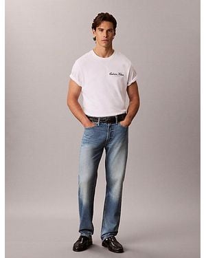 Calvin Klein Standard Straight Jeans - Blauw