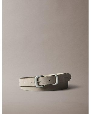 Calvin Klein Soft Suede Chunky Hardware Belt - Multicolour
