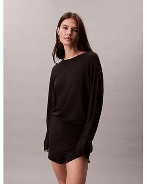 Calvin Klein Camiseta de pijama - Ultra Soft Modal - Negro