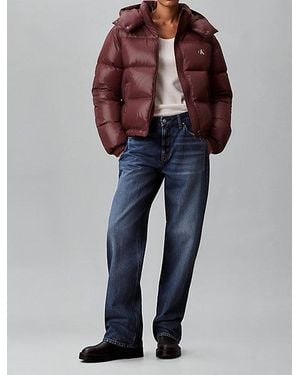 Calvin Klein Jeans Short Down Puffer Jacket - Blue