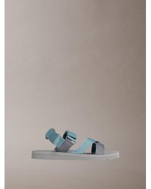 Calvin Klein Adjustable Webbing Sandals - Multicolour