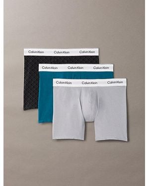 Calvin Klein 3Er-Pack Boxershorts – Icon Cotton Stretch - Mehrfarbig