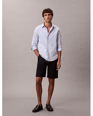 Calvin Klein Cotton Stretch Chino Shorts - Multicolour