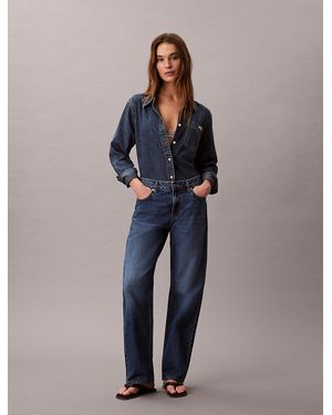 Calvin Klein 90S Straight Jeans - Blue