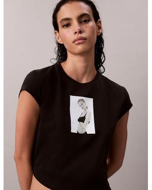 Calvin Klein Classic Kate Baby Tee - Black