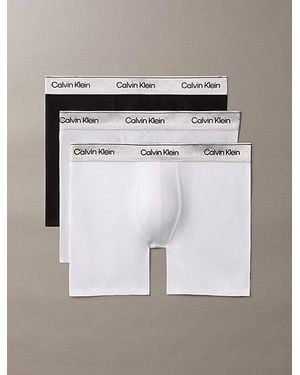 Calvin Klein 3-Pack Boxer Briefs - Wit