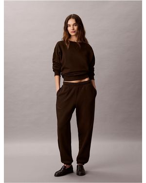 Calvin Klein Calvin Klein Monogram Logo Sweatpants - Brown