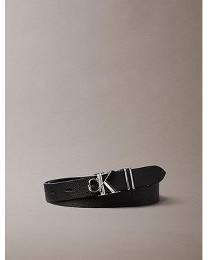 Calvin Klein Pebbled Leather Belt - Multicolour