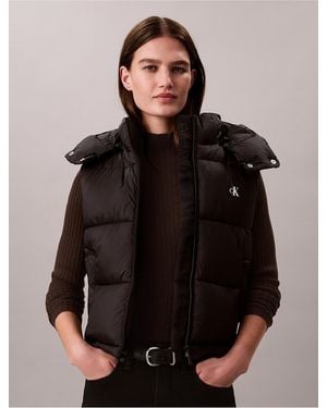 Calvin Klein Calvin Klein Midweight Puffer Vest - Black
