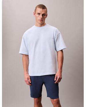 Calvin Klein Pigiama Con Pantaloncino - Bianco