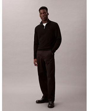 Calvin Klein Jeans 90S Straight Trousers - Black