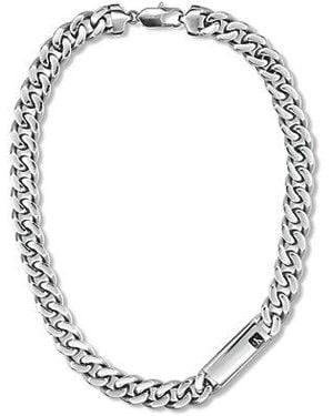 Calvin Klein Jeans Ck Hallmark Bold Chain Necklace - Metallic