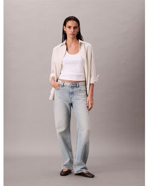 Calvin Klein 90S Straight Jeans - Grey