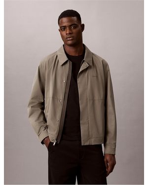 Calvin Klein Nylon Classic Blouson Jacket - Brown
