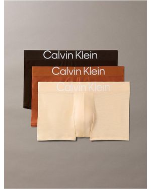 Calvin Klein Ultra Soft Lyocell 3-Pack Trunk - Gray