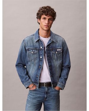 Calvin Klein Calvin Klein Classic Trucker Jacket - Blue